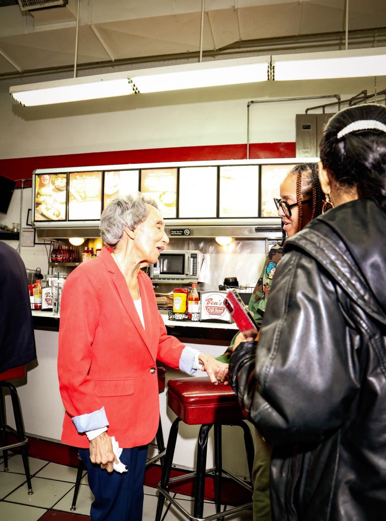 Vic Jagger & Huggy Lowdown at Ben's Chili Bowl