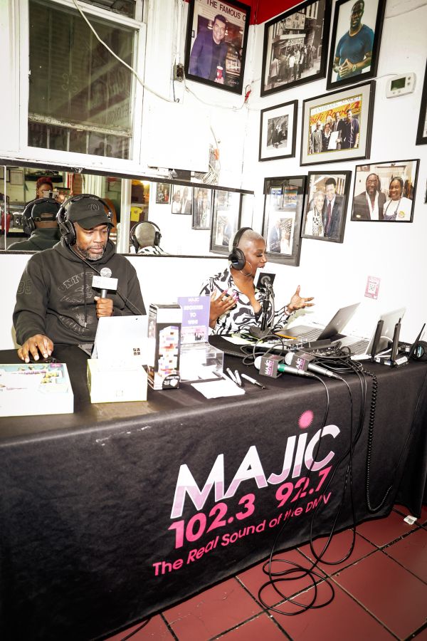 Vic Jagger & Huggy Lowdown at Ben's Chili Bowl