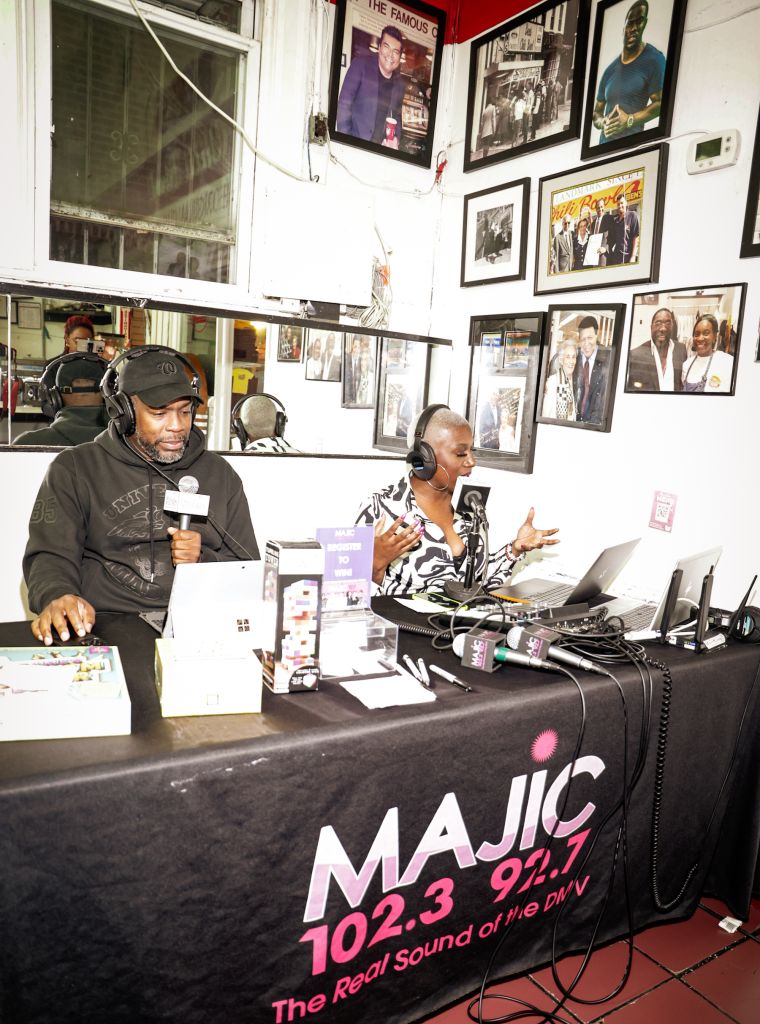 Vic Jagger & Huggy Lowdown at Ben's Chili Bowl