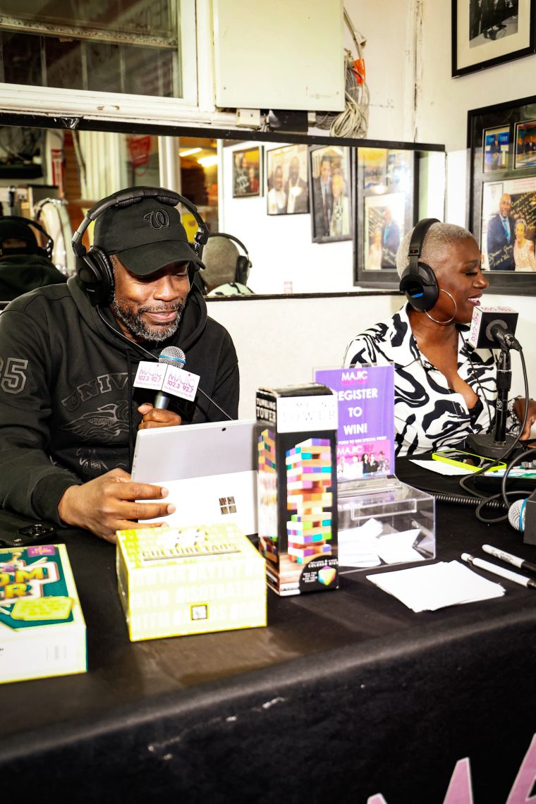 Vic Jagger & Huggy Lowdown at Ben's Chili Bowl