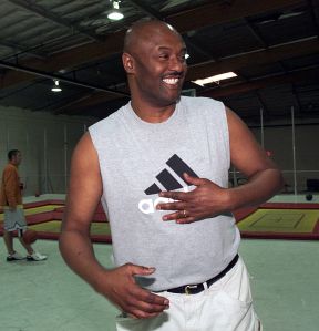 Former NBA player Joe Jellybean Bryant is the coach of a basketball team called the Diablos that is