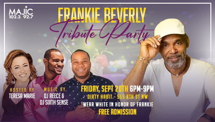 Majic 102.3/92.7's Frankie Beverly Tribute Party