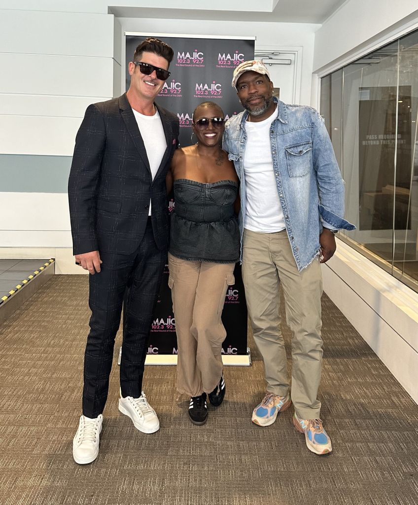 Robin Thicke on Vic Jagger In The Morning With Huggy Lowdown