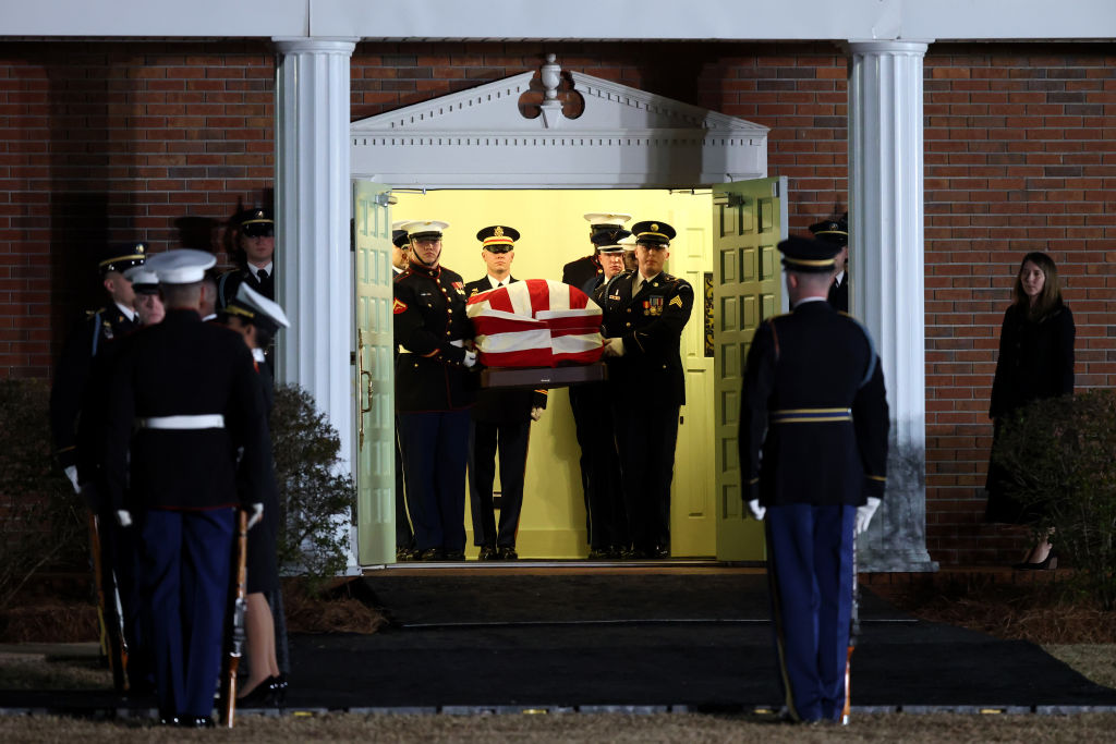 Body Of Former President Jimmy Carter Returns To Georgia For Private Funeral And Final Resting