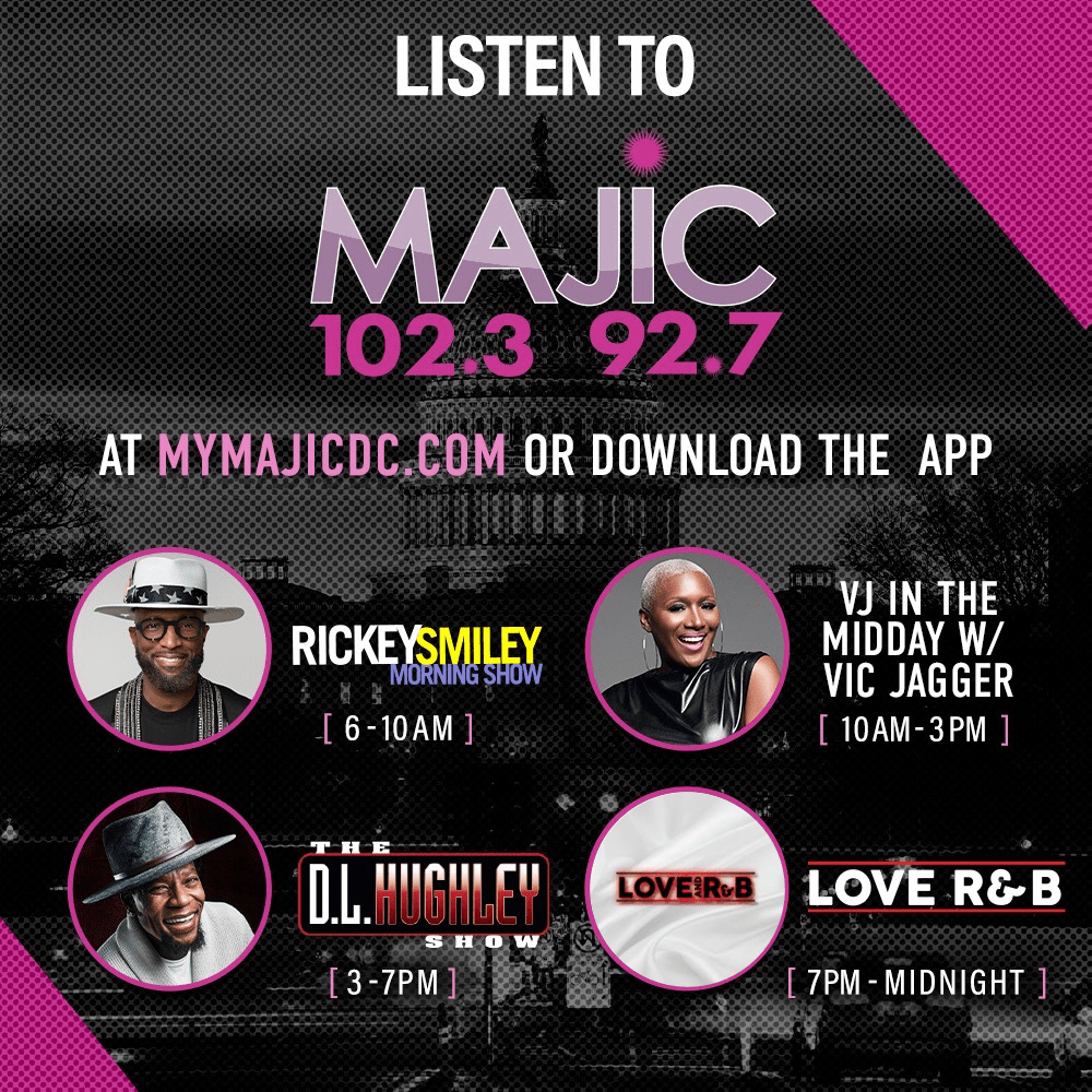 Majic 102.3/92.7 Welcomes Rickey Smiley to the DMV and Unveils New Weekday Lineup