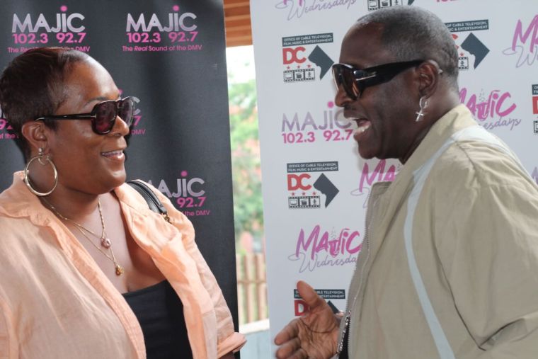 Johnny Gill and Perfekt Blend Band at Majic Wednesdays