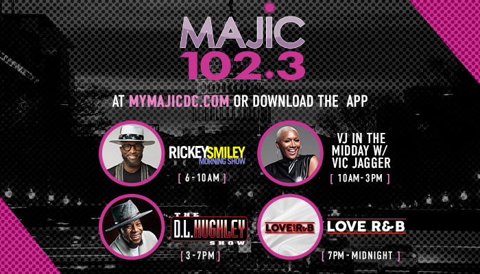 Majic 102.3 The DMV's Home For R&B Lineup