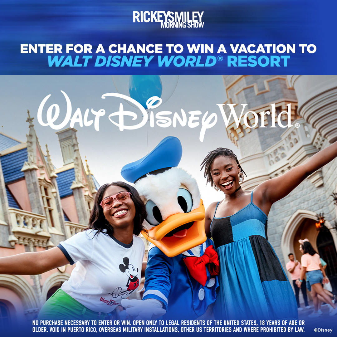 Rickey Smiley Morning Show Disney Trip Giveaway 2026